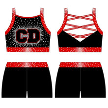 CD Rhinestone Crop Set