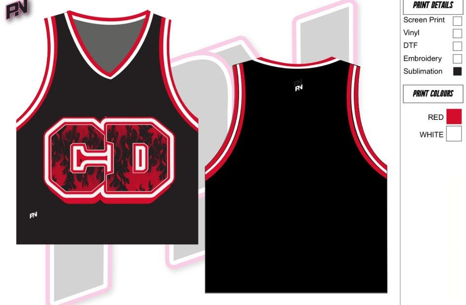 CD Cropped Basketball Vest