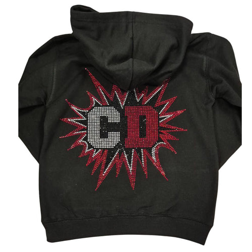 CD Rhinestone Hoodie Adults