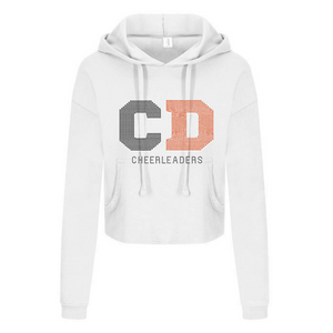 CD Cropped Hoody White